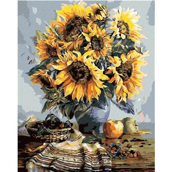 Malování podle čísel - Kytice slunečnic podzimně laděná (HRAmal00633nad)