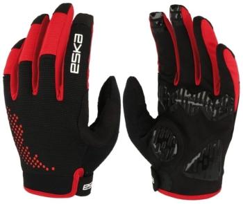 Eska Rebel Black/Red 12 Cyklistické rukavice