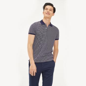 Tommy Hilfiger pánské tmavě modré polo Triangle - M (431)