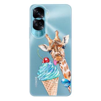 Odolné silikonové pouzdro iSaprio - Love Ice-Cream - Honor 90 Lite 5G