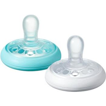 Tommee Tippee Natural šidítko C2N silikon 2 ks, 6–18 m (5010415334305)