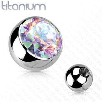 Šperky4U Náhradní kulička TITAN, 1,2 mm, průměr 3 mm - TIT1195AB-1203