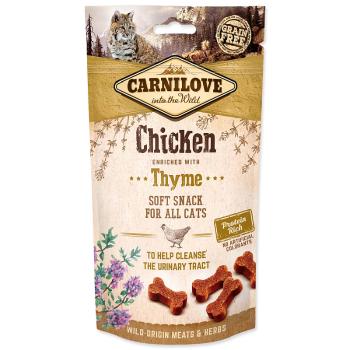 CARNILOVE Cat Semi Moist Snack Chicken enriched with Thyme 50 g