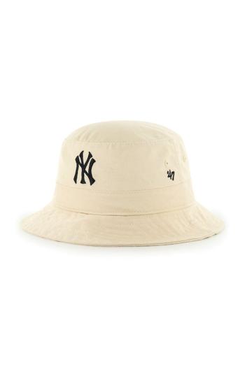 Klobouk 47brand New York Yankees bílá barva, bavlněný