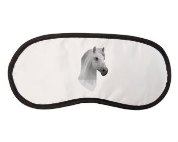 Maska na spaní - škraboška Kůň z polygonů