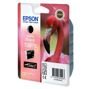EPSON T0878 (C13T08784010) - originální cartridge, matně černá, 11,4ml