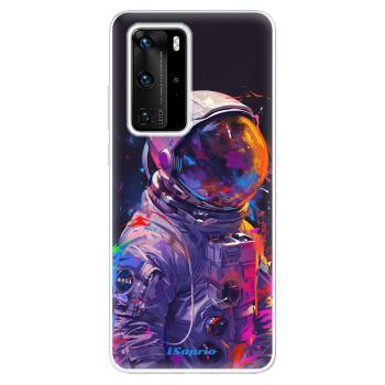 Odolné silikonové pouzdro iSaprio - Neon Astronaut - Huawei P40 Pro