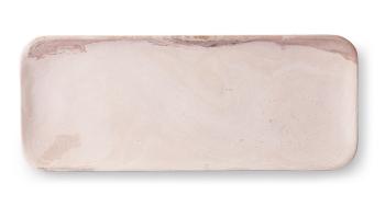 Luxusní růžový mramorový podnos  Marble pink - 30*12*1,5cm   AKE1135