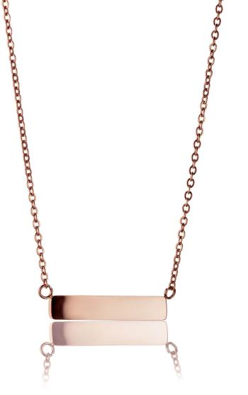 Emily Westwood Růžově pozlacený ocelový náhrdelník WN1012R