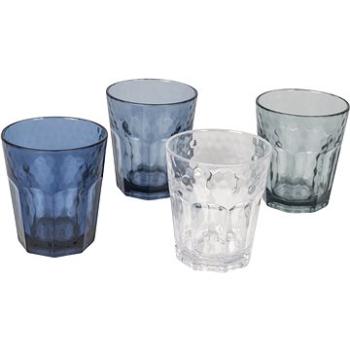 Bo-Camp Wine/Lemonade glass 4 pcs Blue Mix (8712013014593)