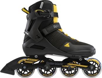 Rollerblade Spark 80 Black/Saffron Yellow 42,5 Kolečkové brusle