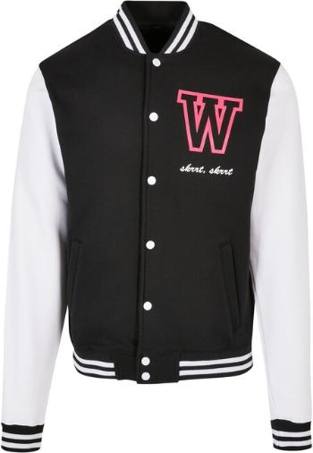 Mr. Tee Wonderful College Jacket blk/wht - L