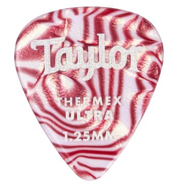 Taylor Premium Darktone Thermex Ultra Picks 351 Ruby Swirl 1.25