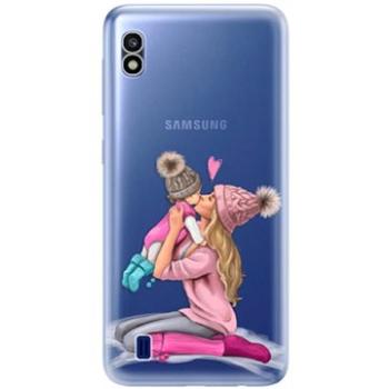 iSaprio Kissing Mom - Blond and Girl pro Samsung Galaxy A10 (kmblogirl-TPU2_GalA10)