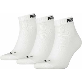 Puma SOCKS 3P Ponožky, bílá, velikost 43-46