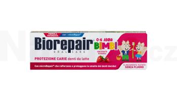 BioRepair Kids Strawberry 0-6 dětská zubní pasta 50 ml