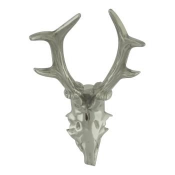 Stříbrné nástěnné jelení parohy s patinou - 12*13*21cm KGGW21