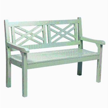 Zahradní dřevěná lavička FABLA 124 cm Tempo Kondela