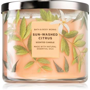 Bath & Body Works Sun-Washed Citrus vonná svíčka 411 g