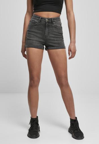 Urban Classics Ladies 5 Pocket Shorts black stone washed - 26