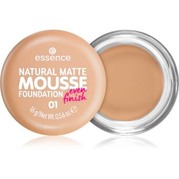 essence NATURAL MATTE MOUSSE pěnový make-up odstín 01 16 g