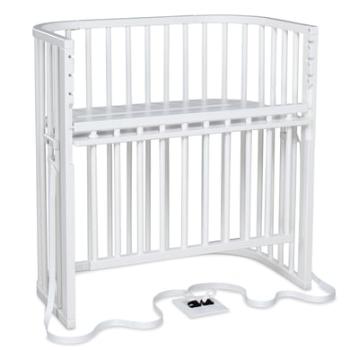 babybay přístavná postýlka boxspring Comfort Plus white lakovaná