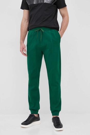 Kalhoty Liu Jo pánské, zelená barva, hladké