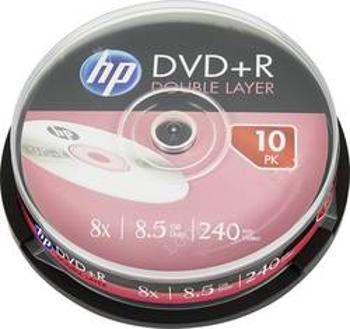 DVD+R DL 8.5 GB HP DRE00060, 10 ks, vřeteno