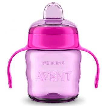 Philips Avent Hrneček pro první doušky Classic 200 ml růžový