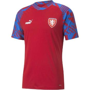 Puma FACR PREMATCH JERSEY Pánské fotbalové triko, červená, velikost XL