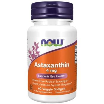 Astaxanthin 4 mg 60 kaps. - NOW Foods