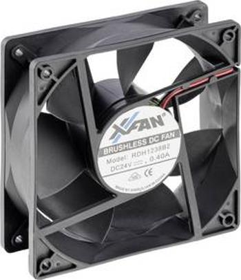 Axiální ventilátor X-Fan RDH1238S RDH1238S, 24 V/DC, 44 dB, (d x š x v) 120 x 120 x 38 mm