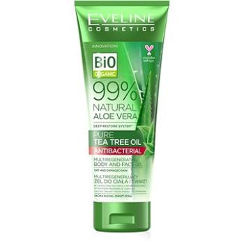 EVELINE COSMETICS 99% Natural aloe vera tea tree oil body&face gel 250 ml (5903416022763)