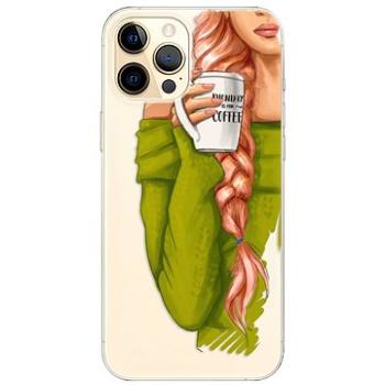 iSaprio My Coffe and Redhead Girl pro iPhone 12 Pro (coffread-TPU3-i12p)