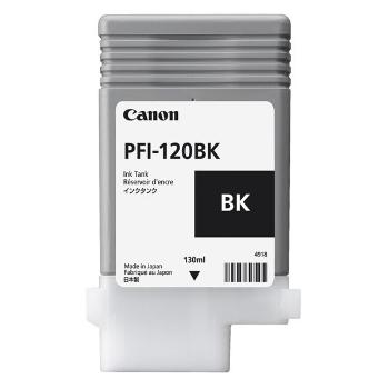 CANON PFI-120 BK - originální cartridge, černá, 130ml