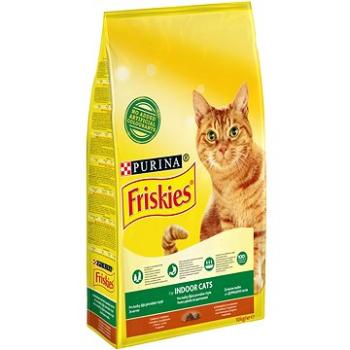 Friskies Indoor pro kočky žijící převážně v bytě s kuřetem a se zeleninou 10 kg (3222270195980)