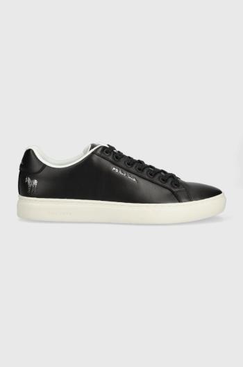 Kožené sneakers boty PS Paul Smith Rex černá barva