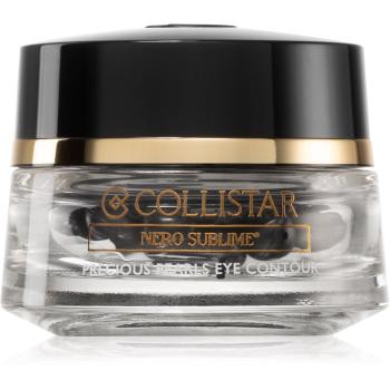 Collistar Nero Sublime® Precious Pearls Eye Contour zpevňující oční sérum v kapslích 40 cps