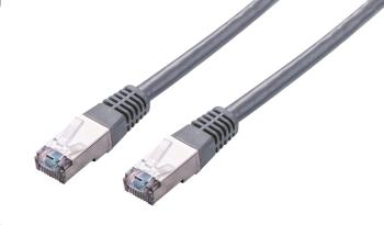 C-TECH Kabel patchcord Cat5e, FTP, šedý, 10m