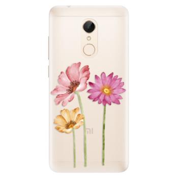 Silikonové pouzdro iSaprio - Three Flowers - Xiaomi Redmi 5