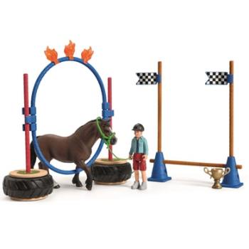 Schleich Závod agility poníků 42482