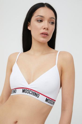 Podprsenka Moschino Underwear bílá barva,