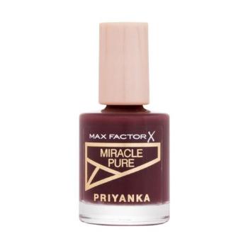 Max Factor Priyanka Miracle Pure 12 ml lak na nehty pro ženy 380 Bold Rosewood