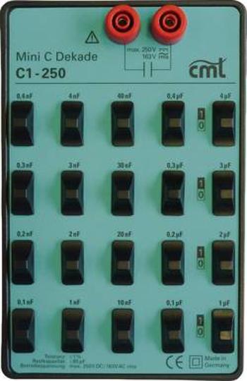 Měřicí kapacitní dekáda Cosinus C1-250, 100 pF - 11,111 µF, 250 V