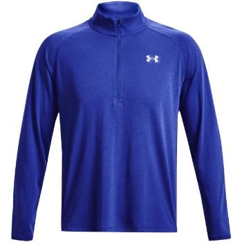 Under Armour STREAKER HALF ZIP Pánské triko s dlouhým rukávem, modrá, velikost