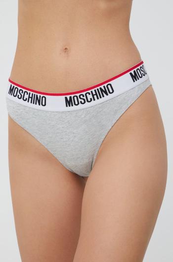 Kalhotky Moschino Underwear šedá barva