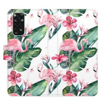 Flipové pouzdro iSaprio - Flamingos Pattern - Xiaomi Redmi Note 11 / Note 11S