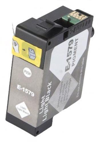 EPSON T1579 (C13T15794010) - kompatibilní cartridge, světle černá, 29,5ml