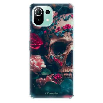 Odolné silikonové pouzdro iSaprio - Skull in Roses - Xiaomi Mi 11 Lite