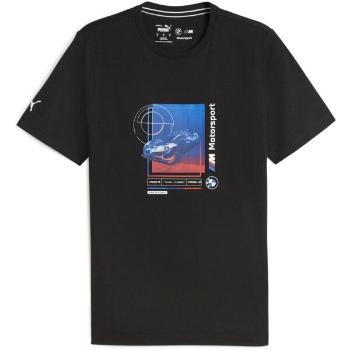 Puma BMW M MOTORSPORT CAR GRAPHIC TEE 2 Pánské triko, černá, velikost